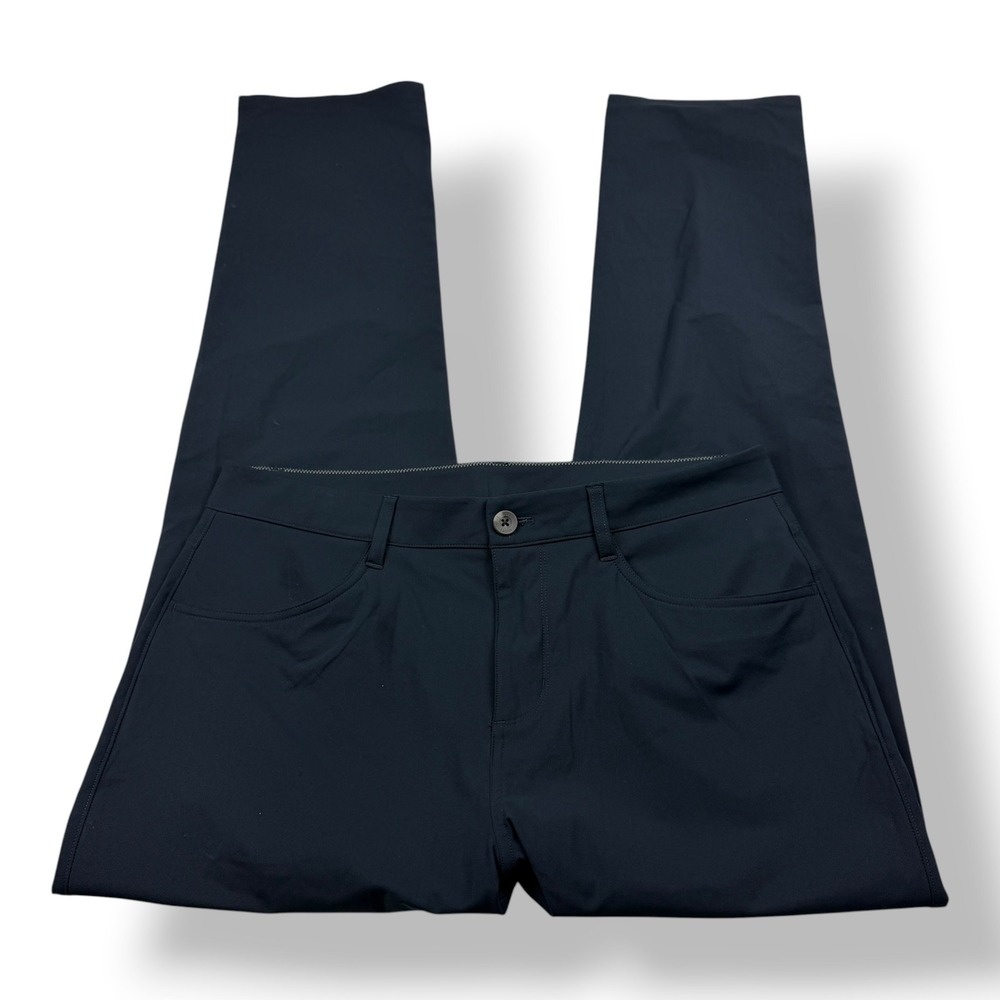Vuori Mens Meta Pant V4009 Black Performance Chino Slim Straight Size 32x32